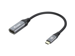 Equip 133492 adapter kablowy 0,15 m USB Type-C HDMI Czarny, Szary