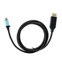 I-tec C31CBLDP60HZ adapter kablowy 1,5 m USB Type-C DisplayPort Czarny