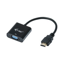 I-tec HDMI2VGAADA adapter kablowy 0,15 m HDMI VGA Czarny