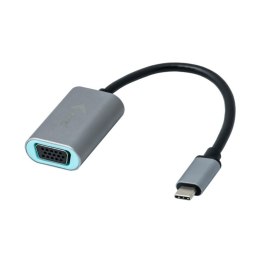 I-tec Metal C31METALVGA60HZ adapter kablowy 0,15 m USB Type-C VGA (D-Sub) Szary