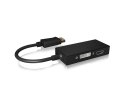 ICY BOX IB-AC1031 DisplayPort DVI-D + VGA (D-Sub) + HDMI Czarny