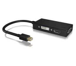 ICY BOX IB-AC1032 Mini DisplayPort DVI-D + VGA (D-Sub) + HDMI Czarny