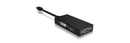 ICY BOX IB-AC1032 Mini DisplayPort DVI-D + VGA (D-Sub) + HDMI Czarny