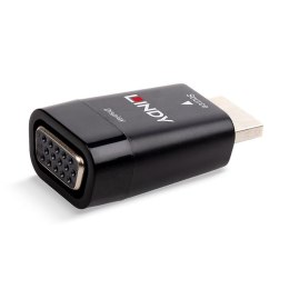 Lindy 38194 adapter kablowy HDMI Typu A (Standard) VGA Czarny