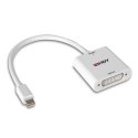 Lindy 38318 adapter kablowy 0,18 m Mini DisplayPort DVI-I