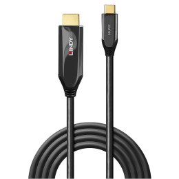 Lindy 43367 adapter kablowy 1 m USB Type-C HDMI Typu A (Standard) Czarny