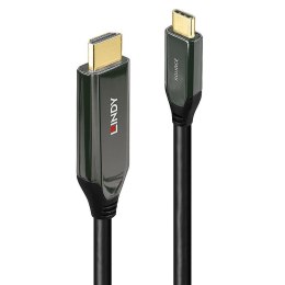 Lindy 43369 adapter kablowy 3 m USB Type-C HDMI Typu A (Standard) Czarny