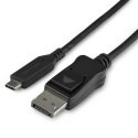 StarTech CDP2DP141MB adapter kablowy 1 m DisplayPort USB Type-C Czarny