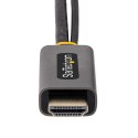 StarTech 128-HDMI-DISPLAYPORT adapter kablowy 0,3 m HDMI Typu A (Standard) Czarny, Szary