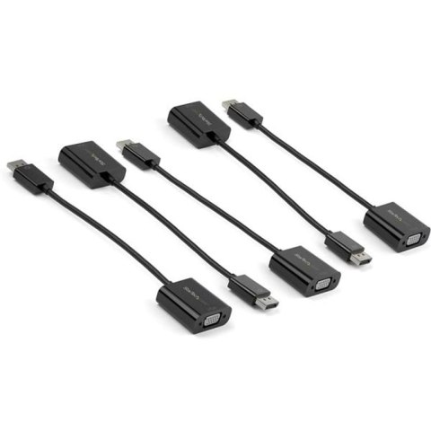 StarTech DP2VGA3X5 adapter kablowy 0,1 m DisplayPort VGA (D-Sub) Czarny StarTech DP2VGA3X5 adapter kablowy 0,1 m DisplayPort VGA (D-Sub) Czarny