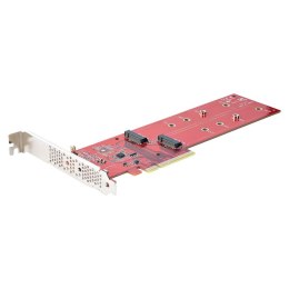 StarTech DUAL-M2-PCIE-CARD-B adapter Wewnętrzny M.2