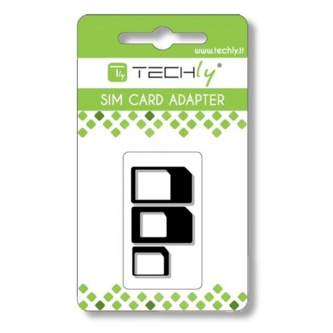 Techly I-SIM-3 adapter kart pamięci flash/SIM Adapter do karty SIM Techly I-SIM-3 adapter kart pamięci flash/SIM Adapter do karty SIM