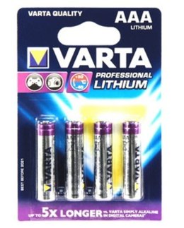 Varta 4x AAA Lithium Jednorazowa bateria Lit