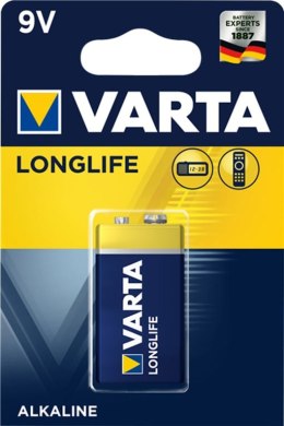 Varta Longlife Extra 9V Jednorazowa bateria Alkaliczny