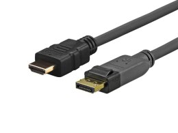 Vivolink 1.0m Displayport - HDMI 1 m Czarny