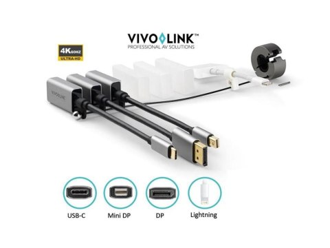 Vivolink PROADRING13S adapter kablowy HDMI Aluminium Vivolink PROADRING13S adapter kablowy HDMI Aluminium