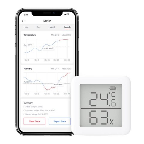Termometr i higrometr SwitchBot Thermometer and Hygrometer Termometr i higrometr SwitchBot Thermometer and Hygrometer