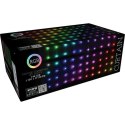 LAMPKI CHOINKOWE KURTYNA ŚWIETLNA ZEW/WEW 144 LED RGB 120X120CM Z PILOTEM MULTIKOLOR