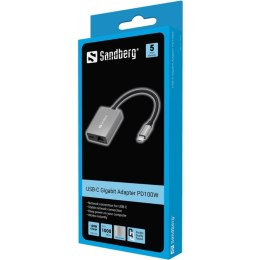 Sandberg USB-C Gigabit Adapter PD100W