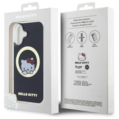 Hello Kitty IML Sweet Kitty MagSafe - Etui iPhone 16 (czarny) Hello Kitty IML Sweet Kitty MagSafe - Etui iPhone 16 (czarny)