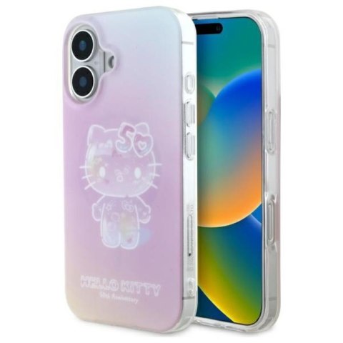Hello Kitty IML 50TH Anniversary MagSafe - Etui iPhone 16 (różowy) Hello Kitty IML 50TH Anniversary MagSafe - Etui iPhone 16 (różowy)