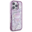 Hello Kitty Liquid Glitter 50TH Anniversary Party - Etui iPhone 16 Pro (fioletowy)