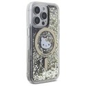 Hello Kitty Liquid Glitter Fever MagSafe - Etui iPhone 16 Pro Max (czarny / złoty)