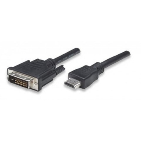 Techly ICOC-HDMI-D-018 adapter kablowy 1,8 m DVI-D Czarny Techly ICOC-HDMI-D-018 adapter kablowy 1,8 m DVI-D Czarny