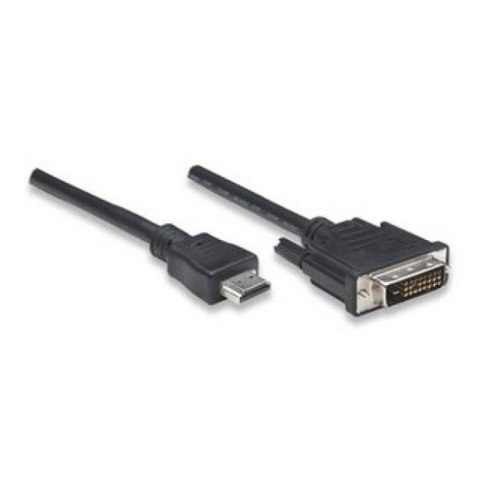 Techly ICOC-HDMI-D-018 adapter kablowy 1,8 m DVI-D Czarny Techly ICOC-HDMI-D-018 adapter kablowy 1,8 m DVI-D Czarny