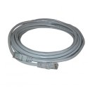 Przewód LAN UTP crossover patchcord, Cat.6, RJ45 M - RJ45 M, 2 m, nieekranowany, krzyżowy, szary, do połączenia 2 PC economy