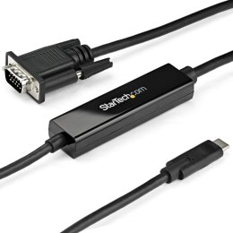 StarTech CDP2VGAMM1MB adapter kablowy 1 m USB Type-C VGA (D-Sub) Czarny