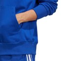 Bluza męska adidas Essentials French Terry Big Logo Hoodie niebieska IC9366