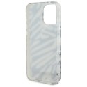 Karl Lagerfeld IML Zebra Pattern & Cord - Etui iPhone 16 Pro Max (czarny)