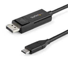 StarTech CDP2DP1MBD adapter kablowy 1 m DisplayPort USB Type-C Czarny