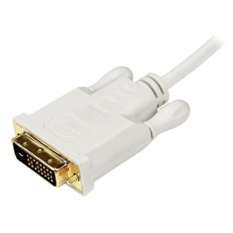 StarTech MDP2DVIMM6W adapter kablowy 1,8 m mini DisplayPort DVI-D Biały