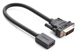 Ugreen 20118 adapter kablowy DVI-D HDMI Czarny, Złoto