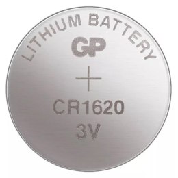 Bateria litowa, CR1620, CR1620, 3V, GP, blistr, 1-pack