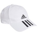 Czapka z daszkiem męska adidas Aeroready Baseball Cap 3 Stripes 4athlts OSFM biała GM4511