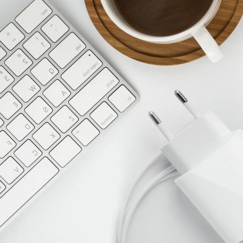 Ładowarka Sieciowa Forcell USB TYPC 3A 25W z funkcją ładowania PD i QC 4.0 + odpinany kabel TYPC 1M Ładowarka Sieciowa Forcell USB TYPC 3A 25W z funkcją ładowania PD i QC 4.0 + odpinany kabel TYPC 1M