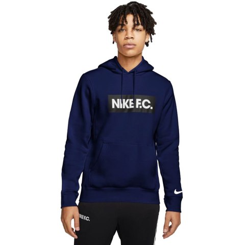 Bluza męska Nike FC Essentials FLC Hoodie PO granatowa CT2011 492