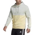 Bluza męska adidas Sportswear Colorblock Hoodie miętowo-żółta HL1982