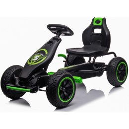 GOKART AUTO NA PEDAŁY ENERO 18 CZARNO ZIELONY