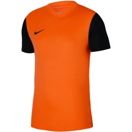 Koszulka męska Nike NK DF Tiempo Prem II JSY SS pomarańczowa DH8035 819