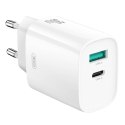 Ładowarka sieciowa XO CE30, 30W, 1x USB-C, 1x USB-A