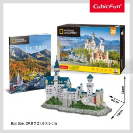 CUBIC FUN PUZZLE 3D NATIONAL GEOGRAPHIC ZAMEK NEUSCHWANSTEIN - DS0990H