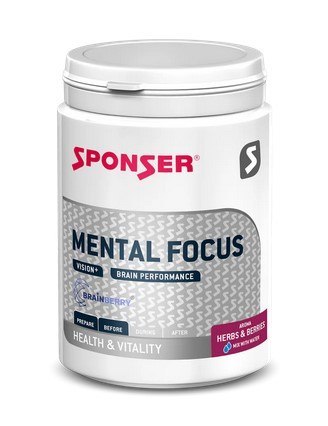 Suplement SPONSER MENTAL FOCUS Herbs&Berries Puszka 150g (NEW 2025)