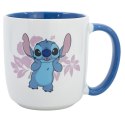 Disney Stitch - Kubek ceramiczny w pudełku prezentowym z kolekcji Flowers 380 ml