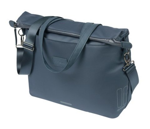 Torba BASIL MANHATTAN COMMUTER BICYCLE LAPTOP BAG, HOOK-ON, 12L, Wodoodporna, Navy (NEW 2025)