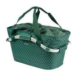 Torba na bagażnik BASIL FLAIR CARRY ALL REAR BASKET, MIK z adapterem do mocowania, 22L, Wodoodporna, Green (NEW 2025)