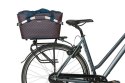 Kosz na bagażnik BASIL FLAIR CARRY ALL REAR BASKET, MIK z adapterem do mocowania, 22L, Wodoodporna, Navy (NEW 2025)